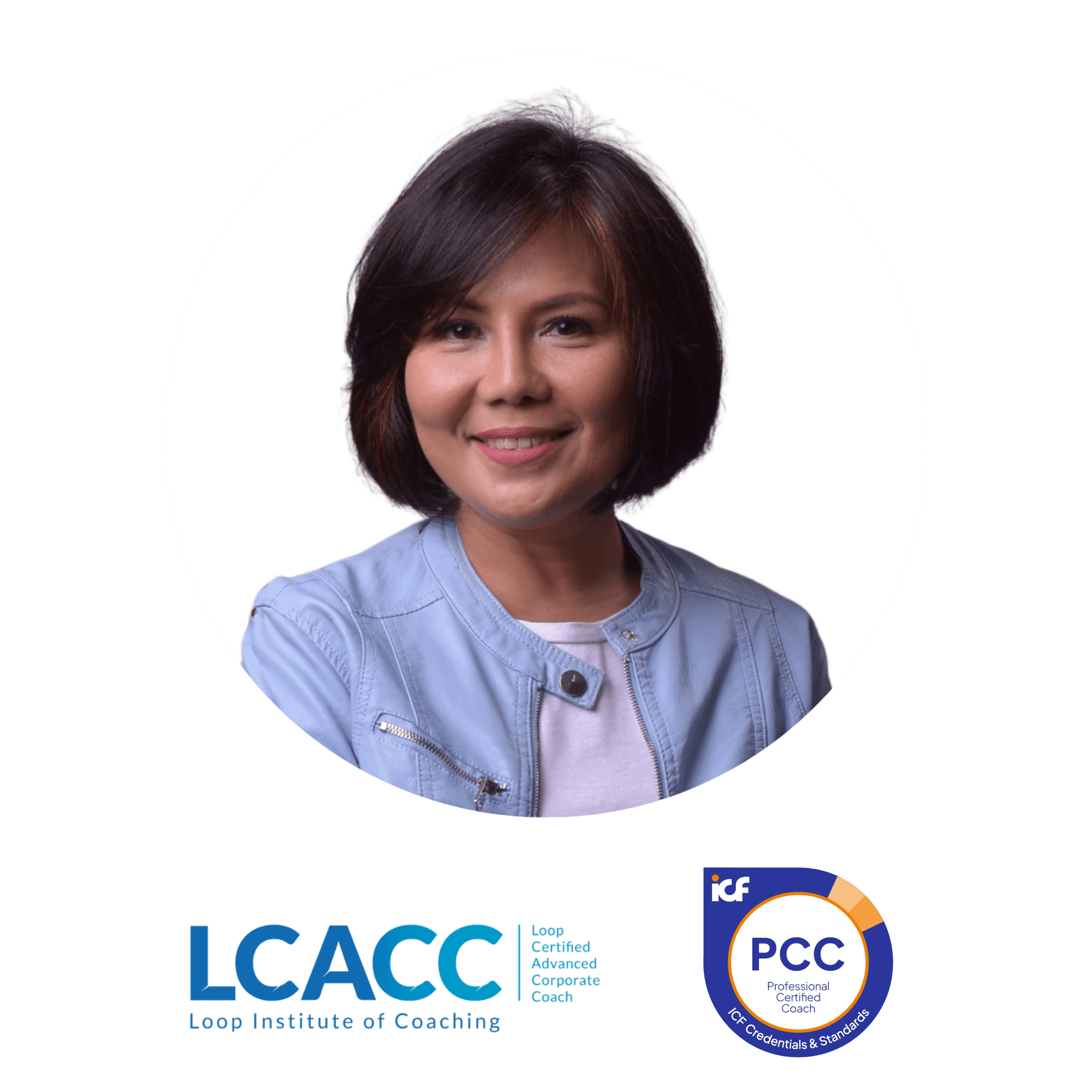 Enda Saragih, PCC ICF Professional Certified Coach Loop Certiﬁed Advanced Corporate Coach Career and Wellbeing Coach Loop Associate Coach